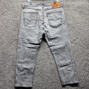 Levis 501XX Jeans Mens 36x29 Faded Gray Premium 93 Straight Button Fly Acid Wash